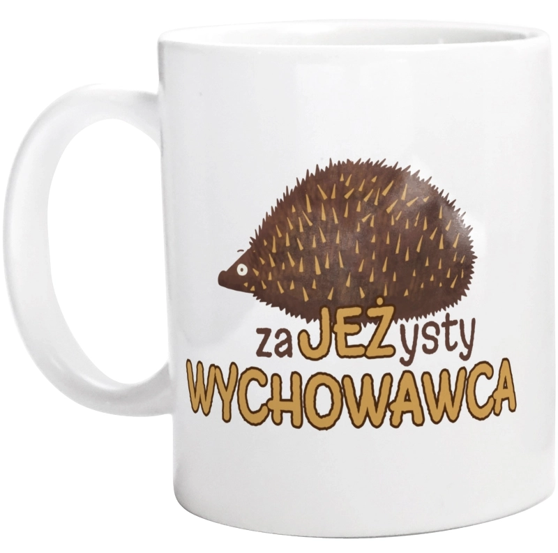 Zajeżysty Wychowawca Jeż Super - Kubek Biały