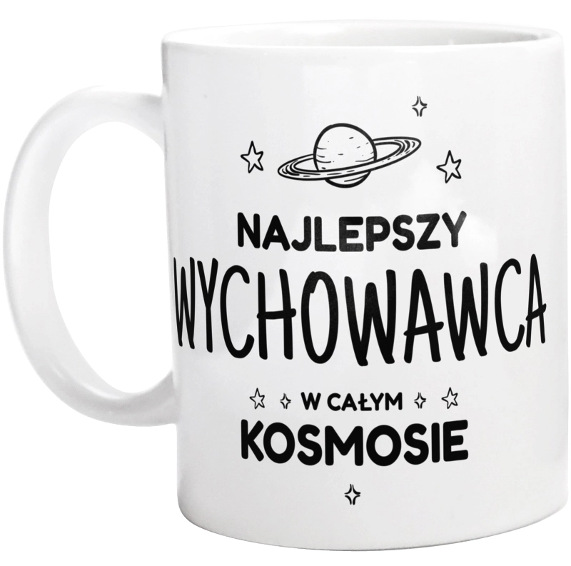 Najlepszy Wychowawca W Kosmosie - Kubek Biały