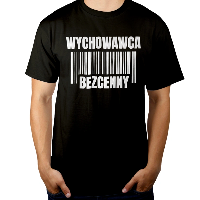 Wychowawca Bezcenny - Męska Koszulka Czarna