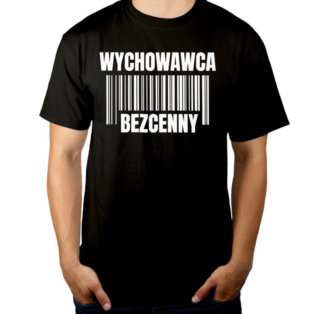 Wychowawca Bezcenny - Męska Koszulka Czarna