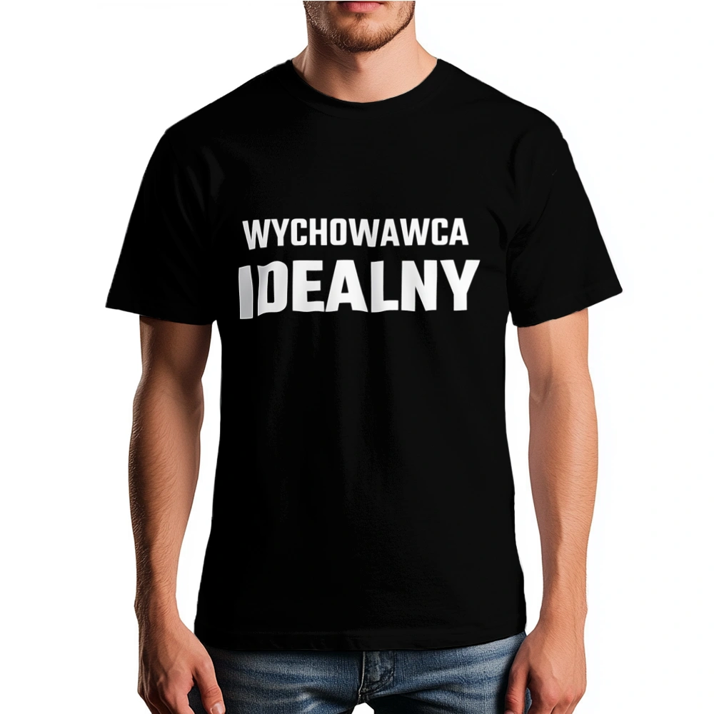 Wychowawca Idealny - Męska Koszulka Czarna