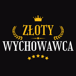 Złoty Wychowawca - Męska Koszulka Czarna