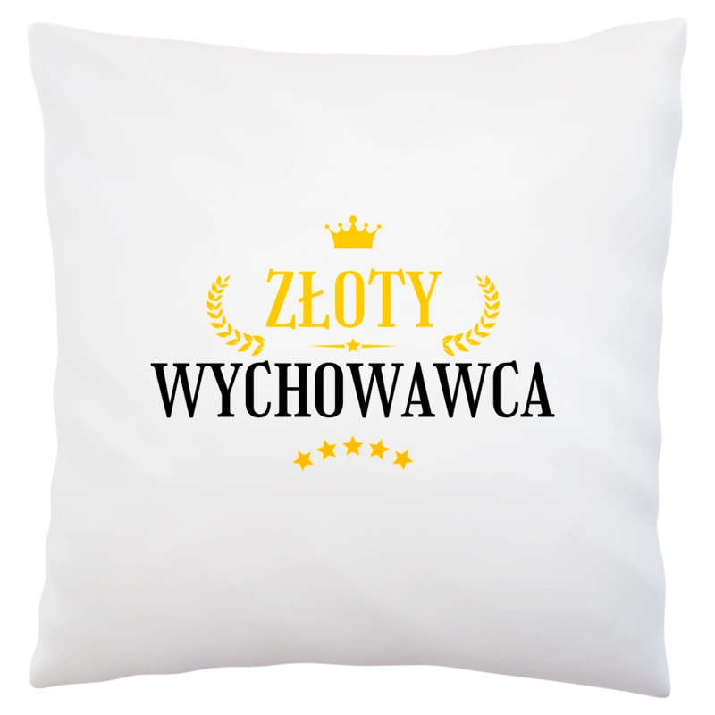 Złoty Wychowawca - Poduszka Biała