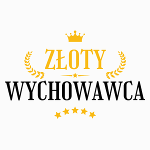 Złoty Wychowawca - Poduszka Biała