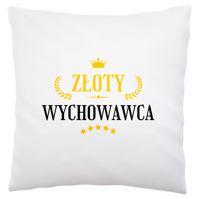 Złoty Wychowawca - Poduszka Biała