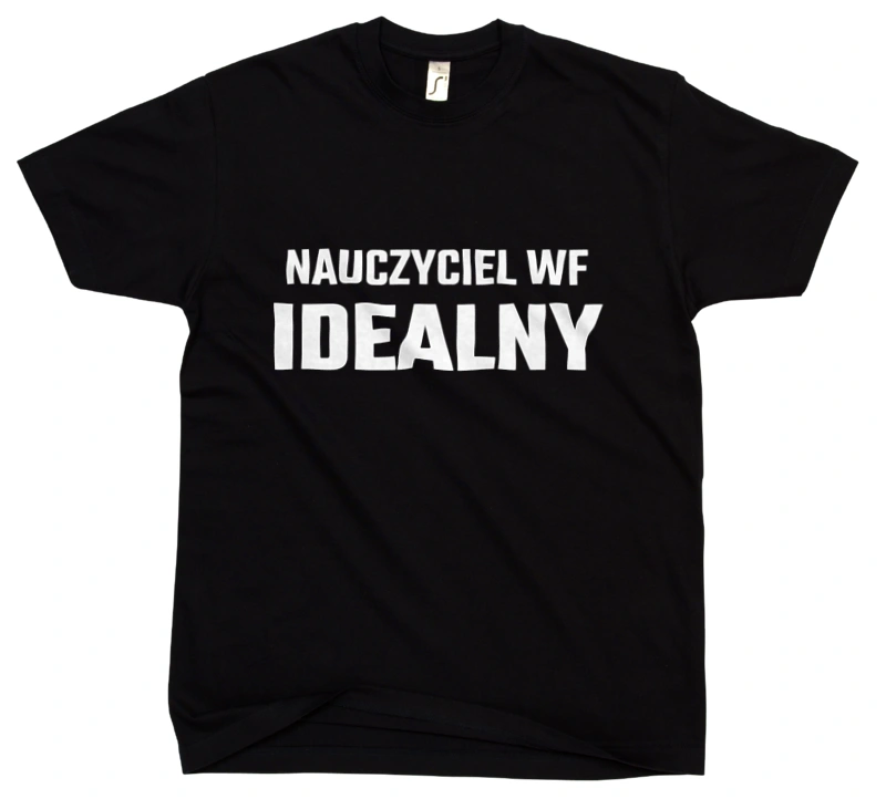 Nauczyciel Wf Idealny - Męska Koszulka Czarna