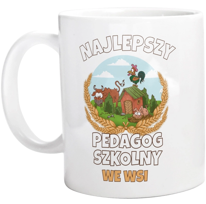 Najlepszy Pedagog Szkolny We Wsi - Kubek Biały