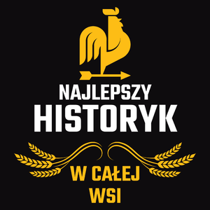 Najlepszy historyk w całej wsi - Męska Koszulka Czarna