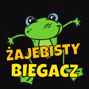 Żajebisty Biegacz - Męska Koszulka Czarna