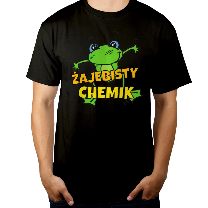 Żajebisty Chemik - Męska Koszulka Czarna