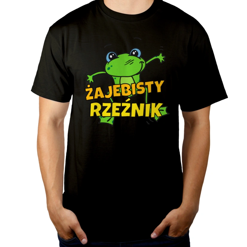 Żajebisty Rzeźnik - Męska Koszulka Czarna