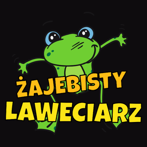 Żajebisty Laweciarz - Męska Koszulka Czarna