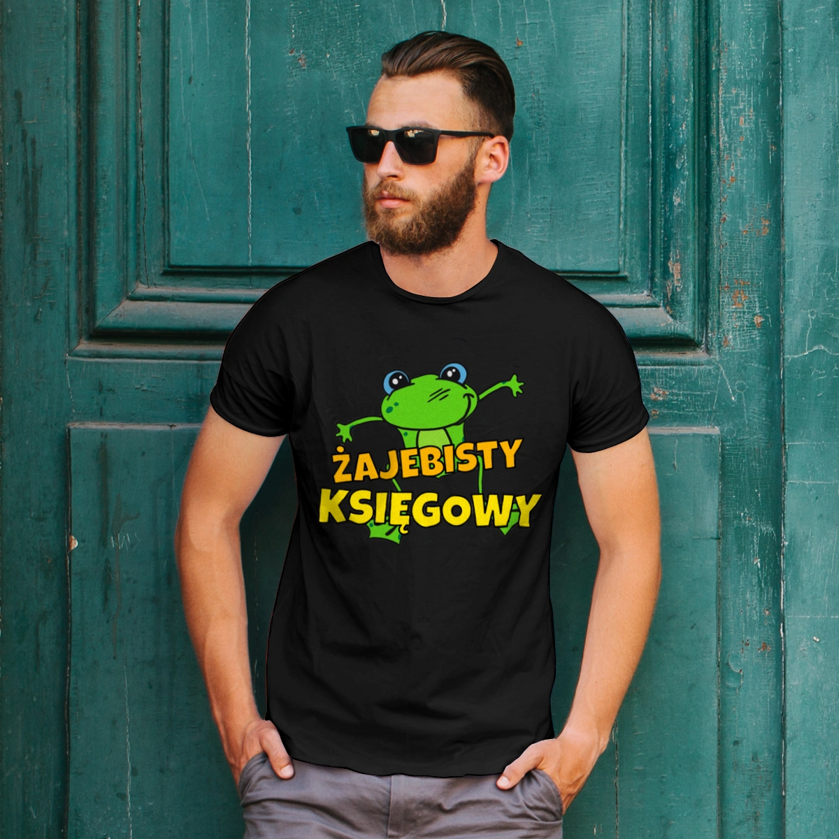 Żajebisty Księgowy - Męska Koszulka Czarna