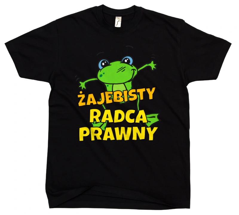 Żajebisty Radca Prawny - Męska Koszulka Czarna