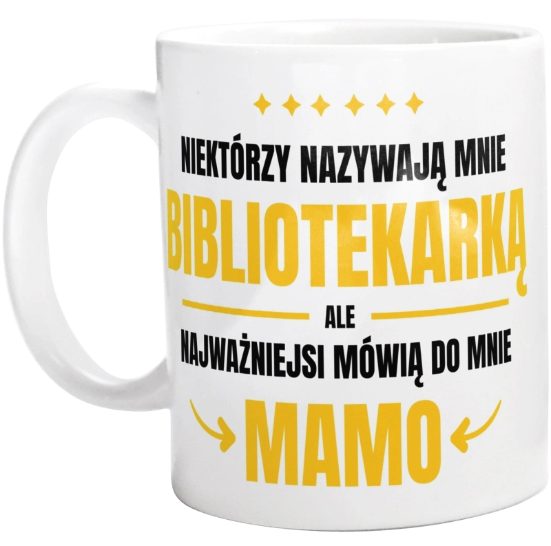 Mama Bibliotekarka - Kubek Biały