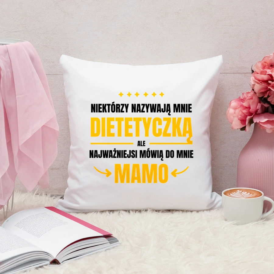 Mama Dietetyczka - Poduszka Biała