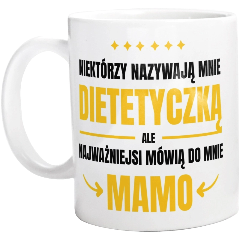 Mama Dietetyczka - Kubek Biały