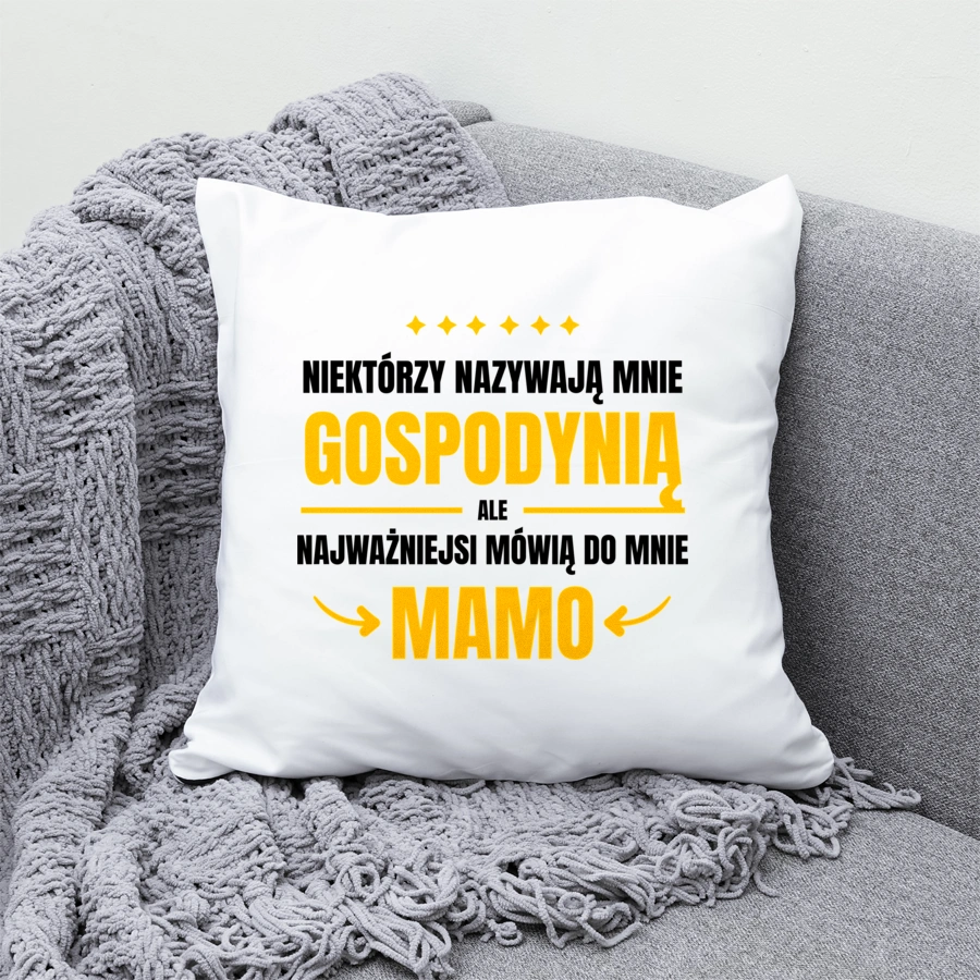 Mama Gospodyni - Poduszka Biała