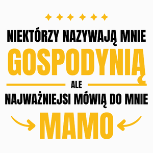 Mama Gospodyni - Poduszka Biała