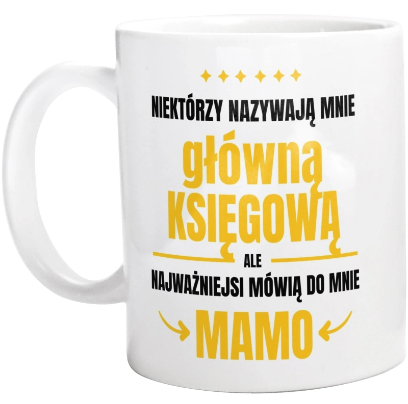 Mama Główna Księgowa - Kubek Biały