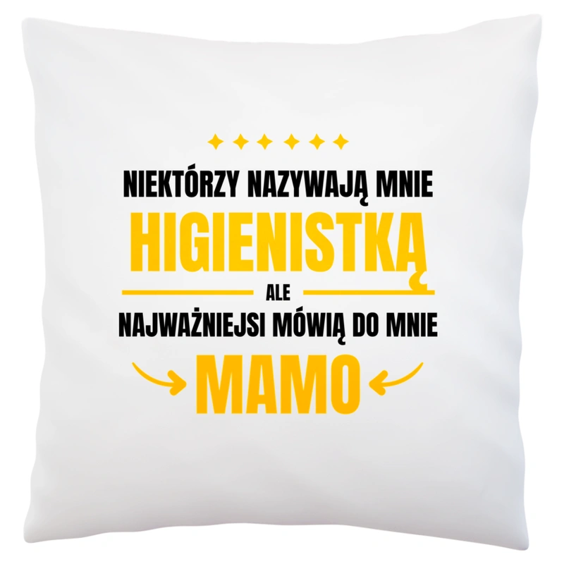 Mama Higienistka - Poduszka Biała