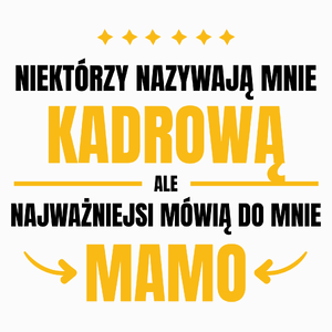 Mama Kadrowa - Poduszka Biała