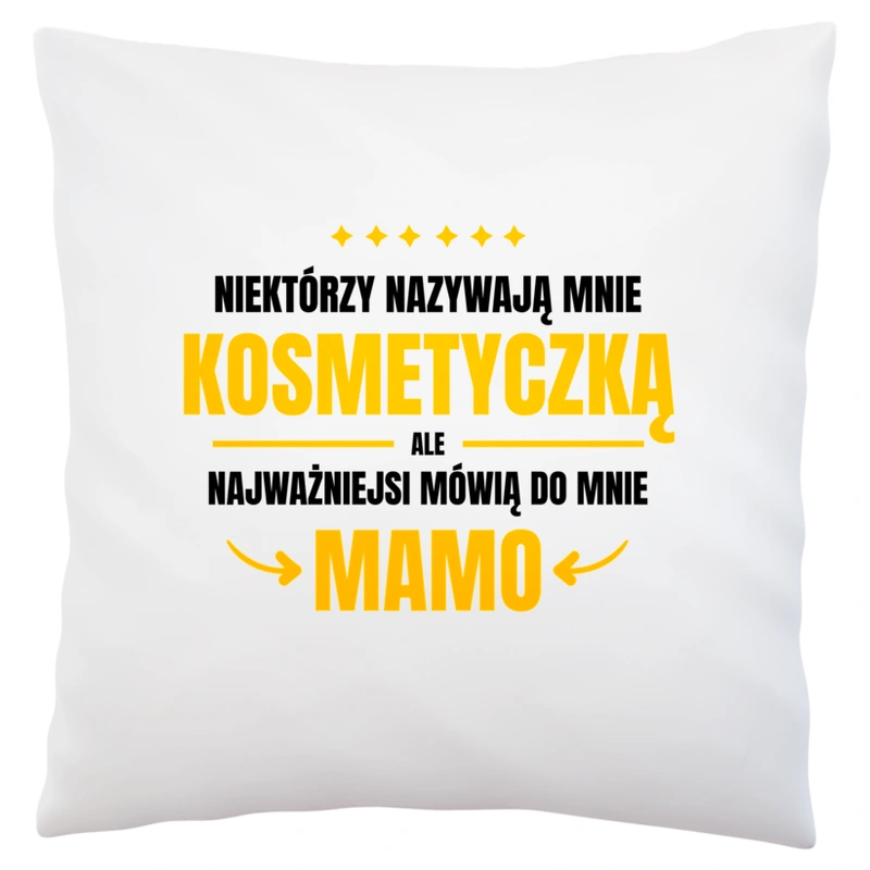 Mama Kosmetyczka - Poduszka Biała