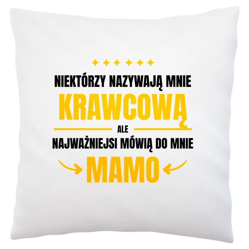 Mama Krawcowa - Poduszka Biała