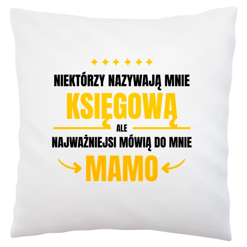 Mama Księgowa - Poduszka Biała