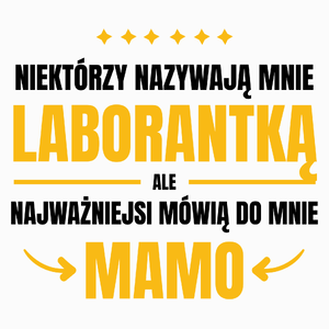 Mama Laborantka - Poduszka Biała