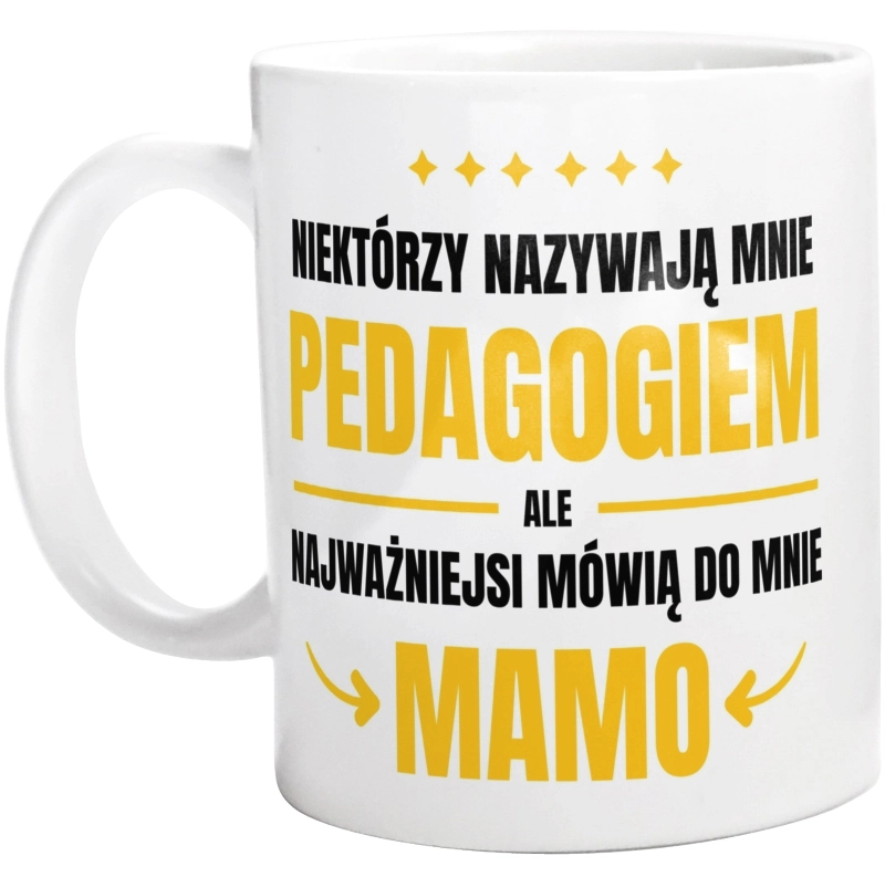 Mama Pedagog - Kubek Biały