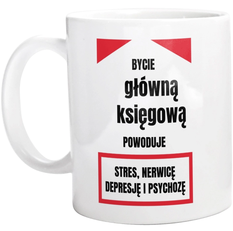 Bycie Główną Księgową - Kubek Biały