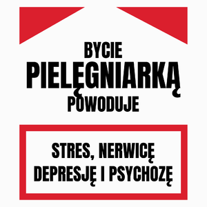 Bycie Pielęgniarką - Poduszka Biała