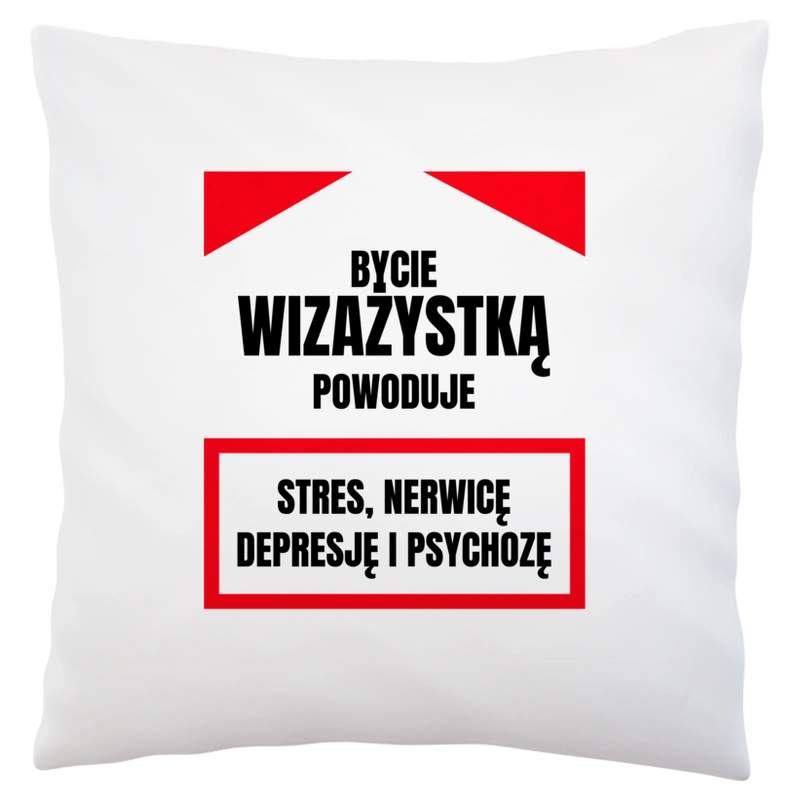 Bycie Wizażystką - Poduszka Biała