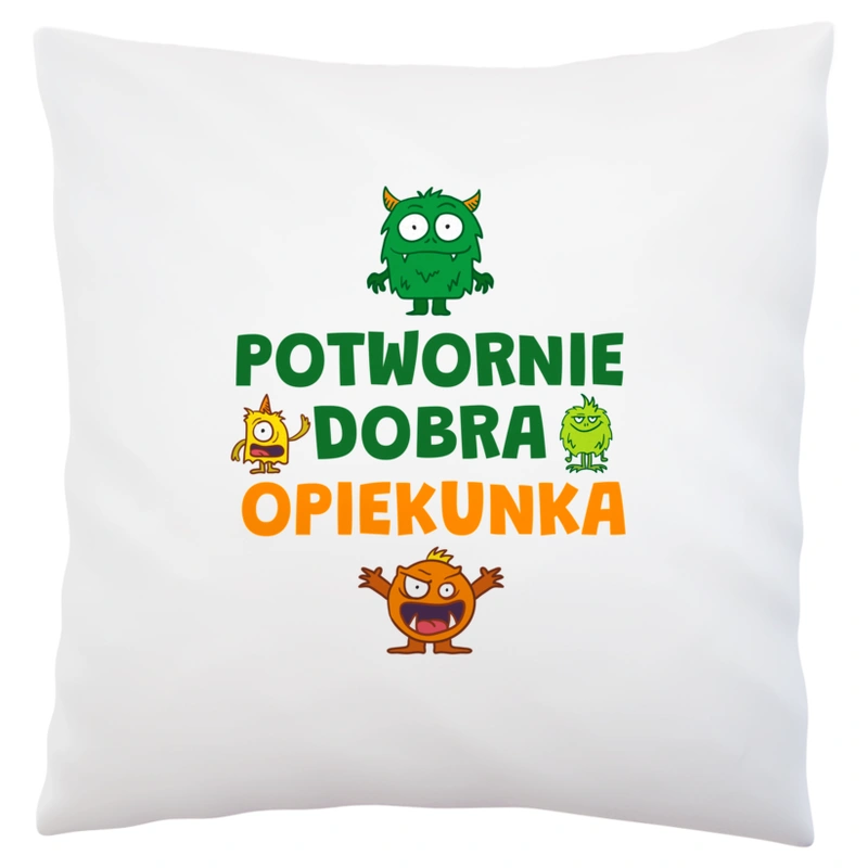 Potwornie Dobra Opiekunka - Poduszka Biała