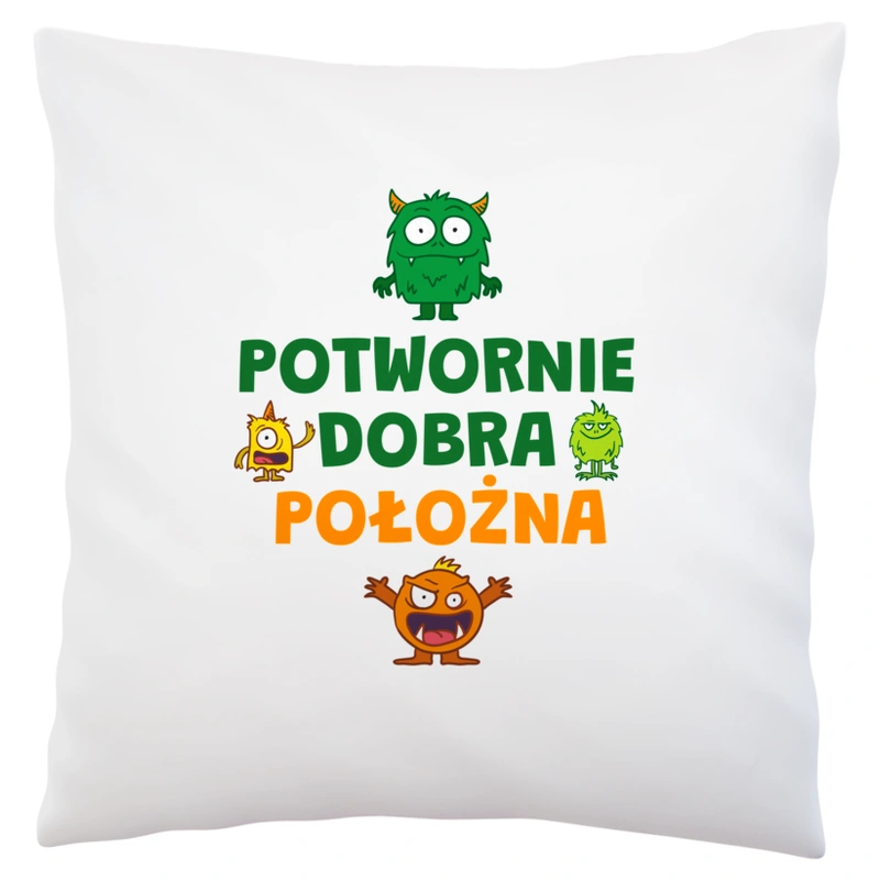 Potwornie Dobra Położna - Poduszka Biała