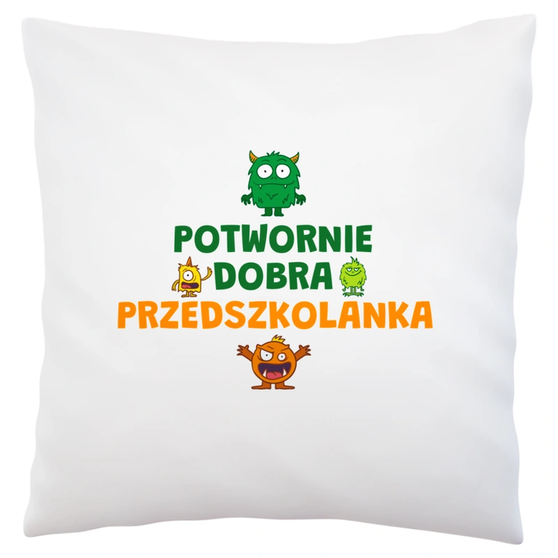 Potwornie Dobra Przedszkolanka - Poduszka Biała