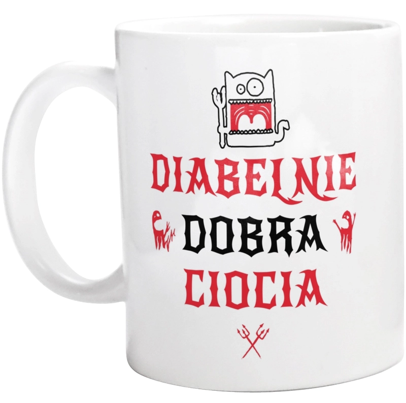 Diabelnie Dobra Ciocia - Kubek Biały