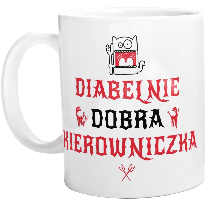 Diabelnie Dobra Kierowniczka - Kubek Biały