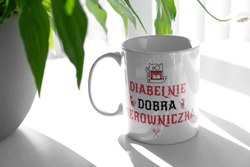 Diabelnie Dobra Kierowniczka - Kubek Biały