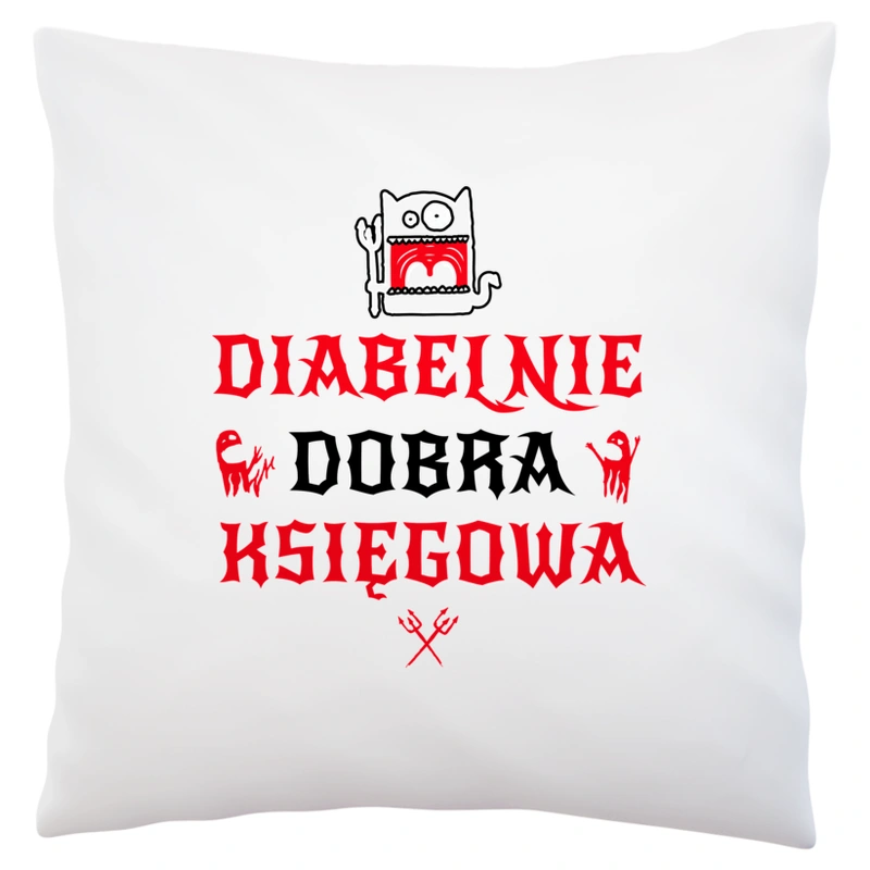 Diabelnie Dobra Księgowa - Poduszka Biała