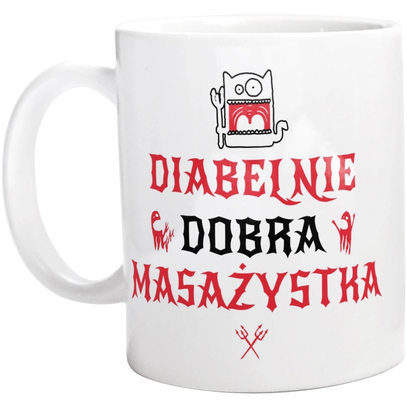 Diabelnie Dobra Masażystka - Kubek Biały