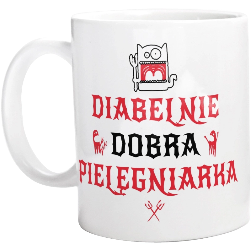 Diabelnie Dobra Pielęgniarka - Kubek Biały