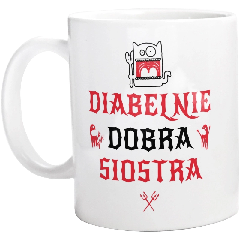 Diabelnie Dobra Siostra - Kubek Biały