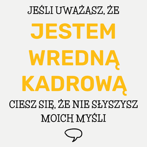 Wredna Kadrowa - Damska Koszulka Biała