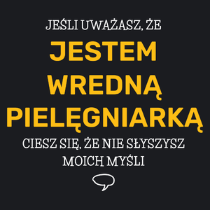 Wredna Pielęgniarka - Damska Koszulka Czarna