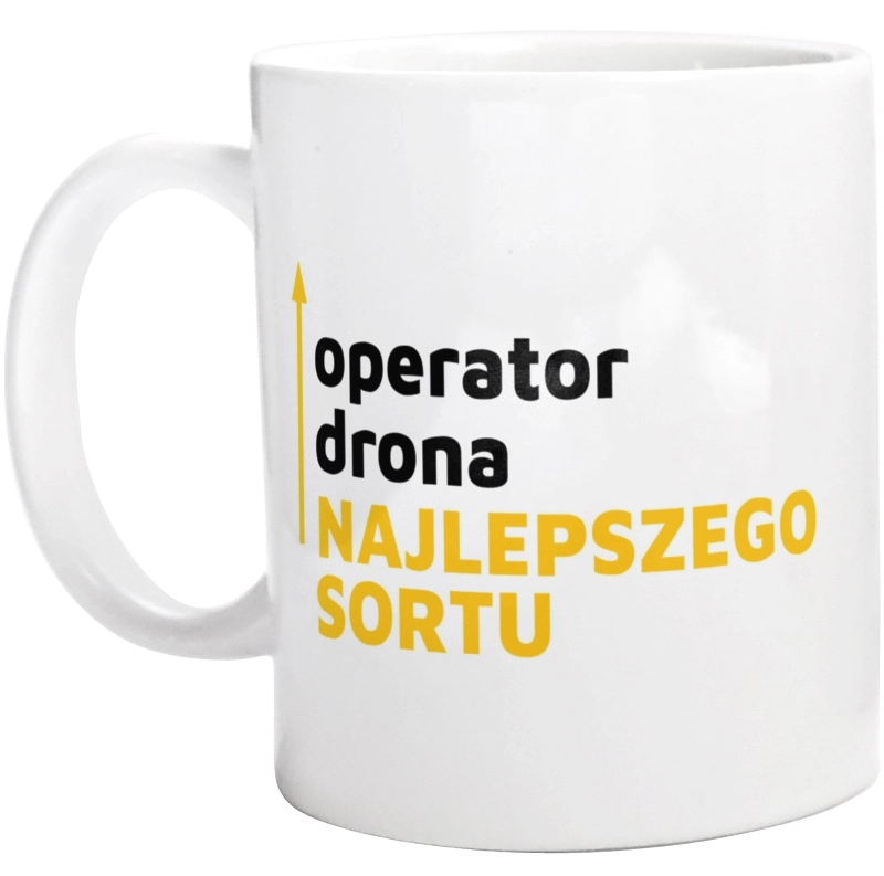 Operator Drona Najlepszego Sortu - Kubek Biały