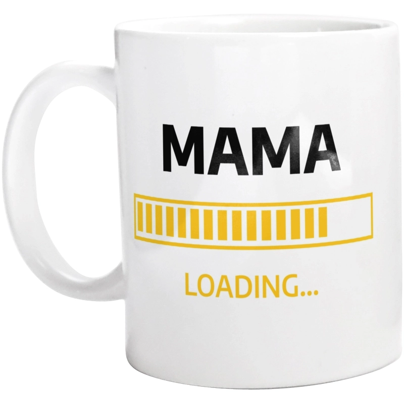 Mama Loading - Kubek Biały