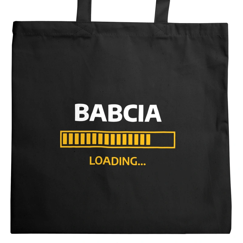 Babcia Loading - Torba Na Zakupy Czarna