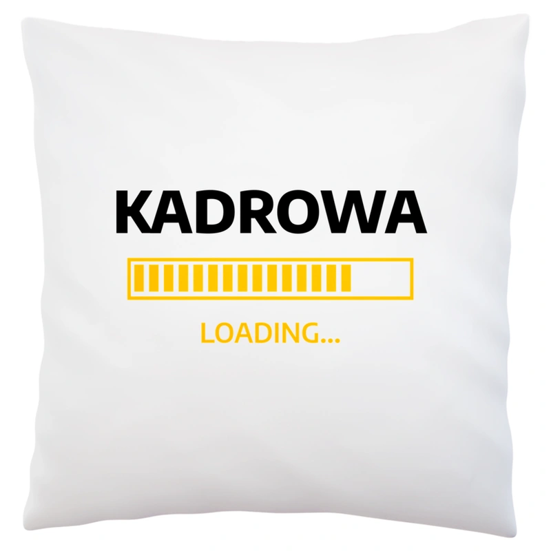 Kadrowa Loading - Poduszka Biała